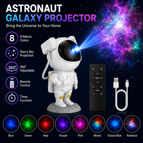 Astronaut Galaxy Projector